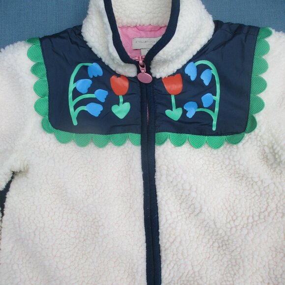 Stella McCartney ~ Folk Flower Embroidery Fleece Jacket ~ 5 Years ~ - Picture 7 of 9